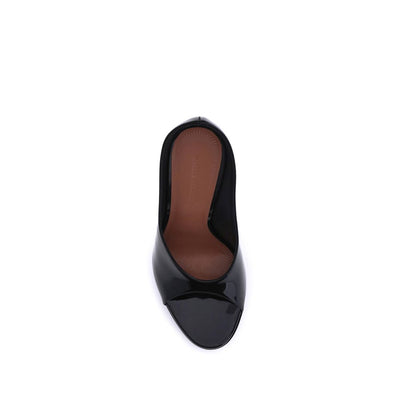 Amina Muaddi Anok Leder Sandalen