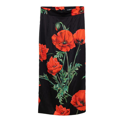 Dolce & Gabbana Bicolor Seidenrock