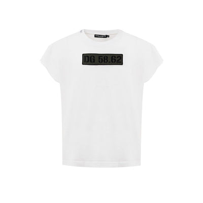 Dolce & Gabbana T-Shirt aus weißer Baumwolle