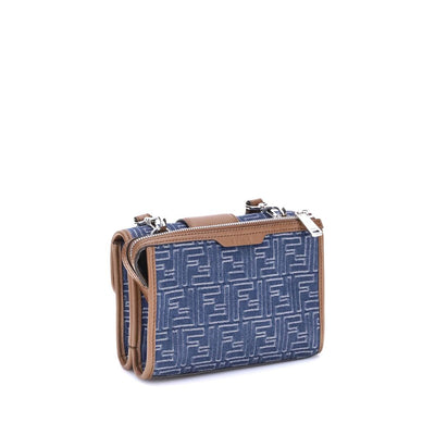 Fendi Baguette denim Umhängetasche
