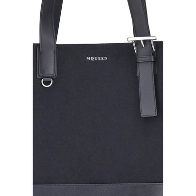 Alexander McQueen Tragetasche aus Segeltuch