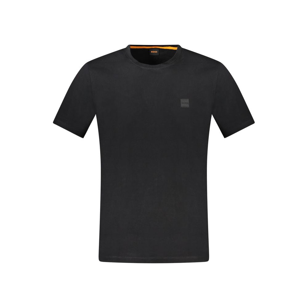 Hugo Boss Schwarzes T-Shirt aus Baumwolle