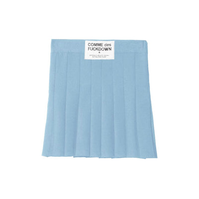Comme Des Fuckdown Blauer Polyester-Rock