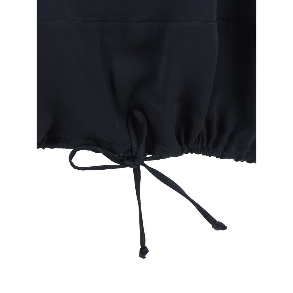 Fabiana Filippi T-Shirt mit Seidendetail