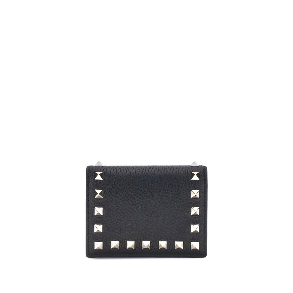 Valentino Garavani Rockstud Leder Geldbörse