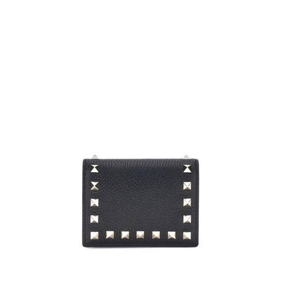 Valentino Garavani Rockstud Leder Geldbörse