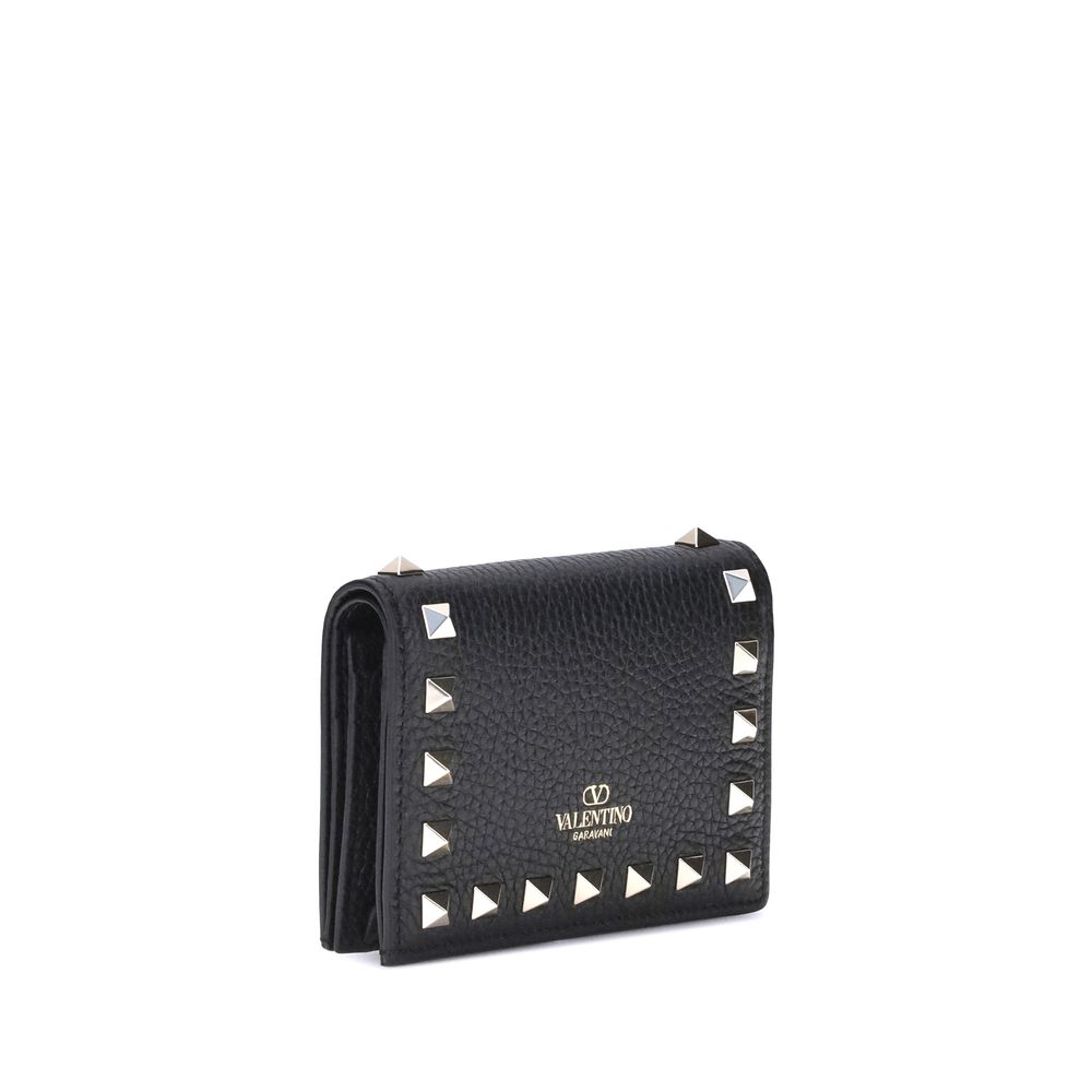 Valentino Garavani Rockstud Leder Geldbörse