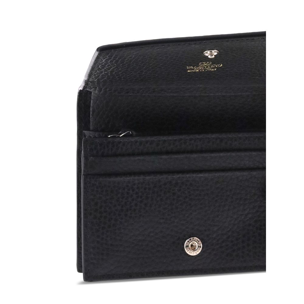 Valentino Garavani Rockstud Leder Geldbörse