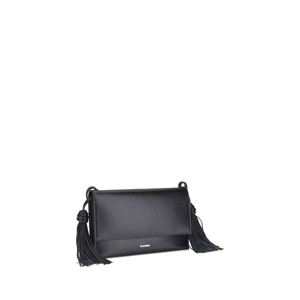 Jil Sander Umhängetasche mit Quaste