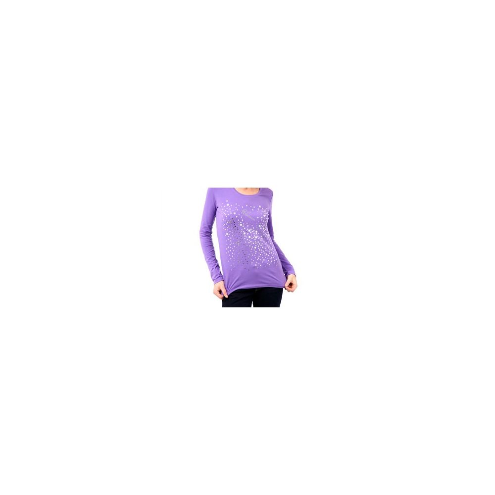 Montana Blu Lila Baumwolle Frauen Top