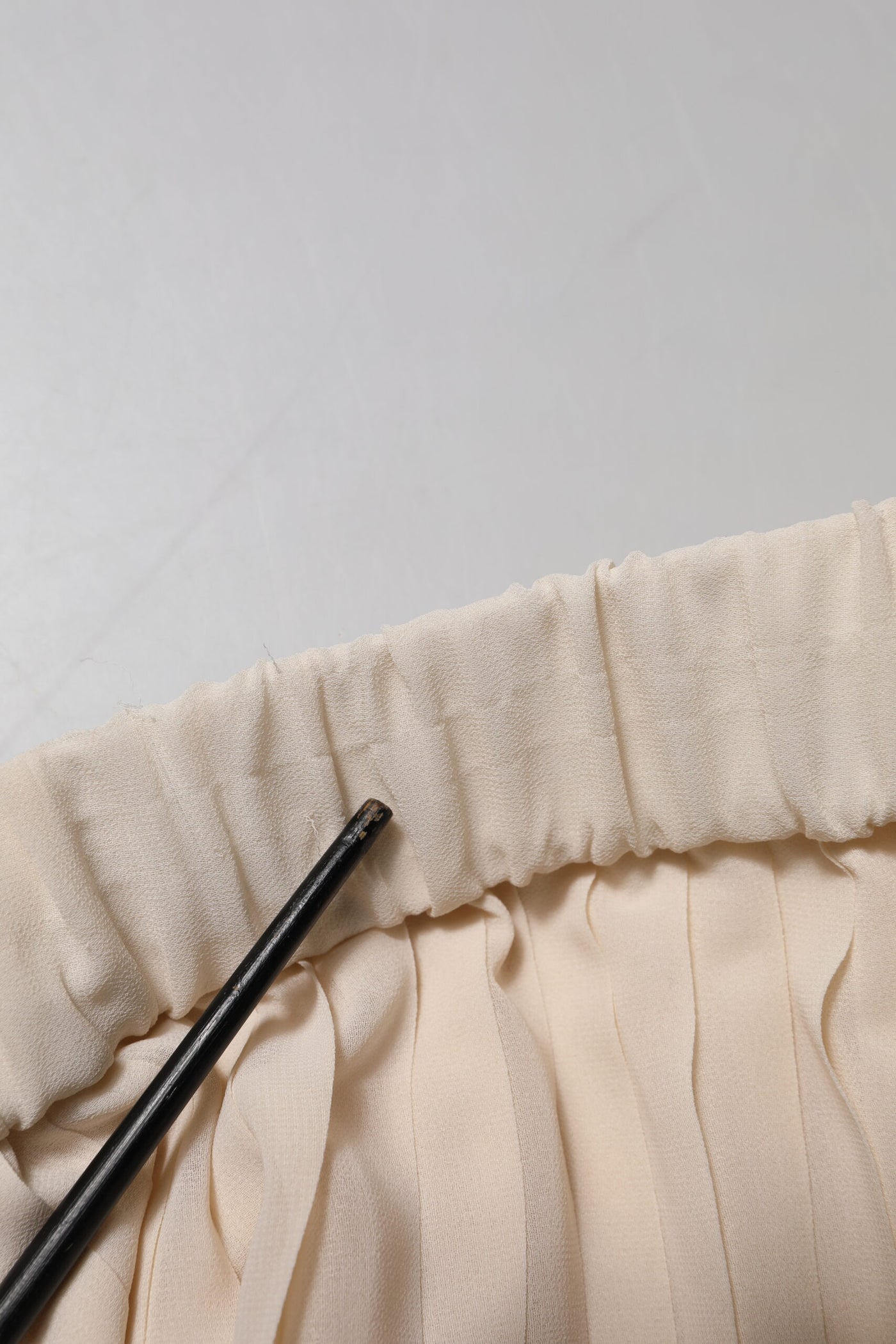 Peserico Beige Polyester Faltenrock A-Linie Hohe Taille Midirock