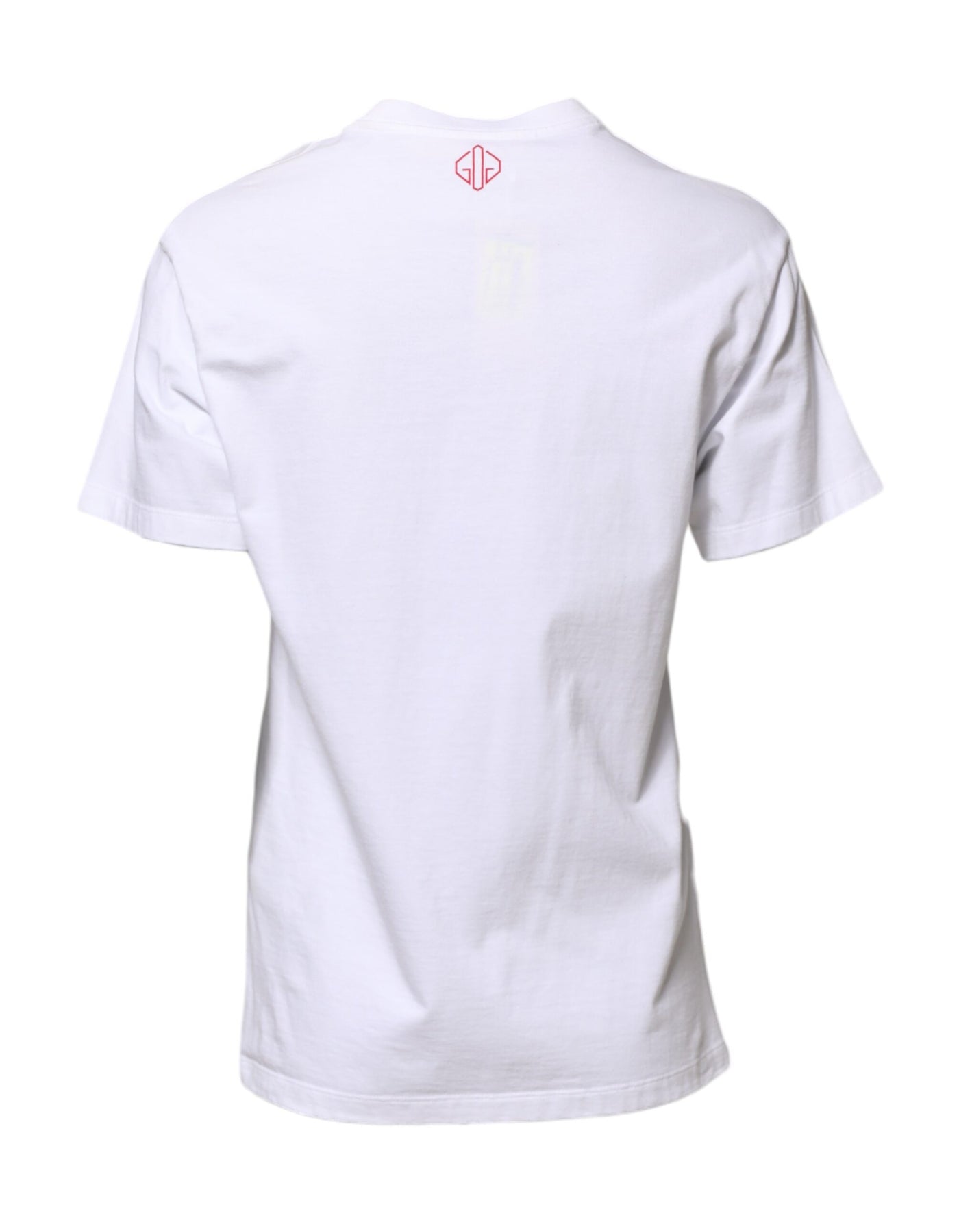 Golden Goose Weißes bedrucktes T-Shirt mit Rundhalsausschnitt