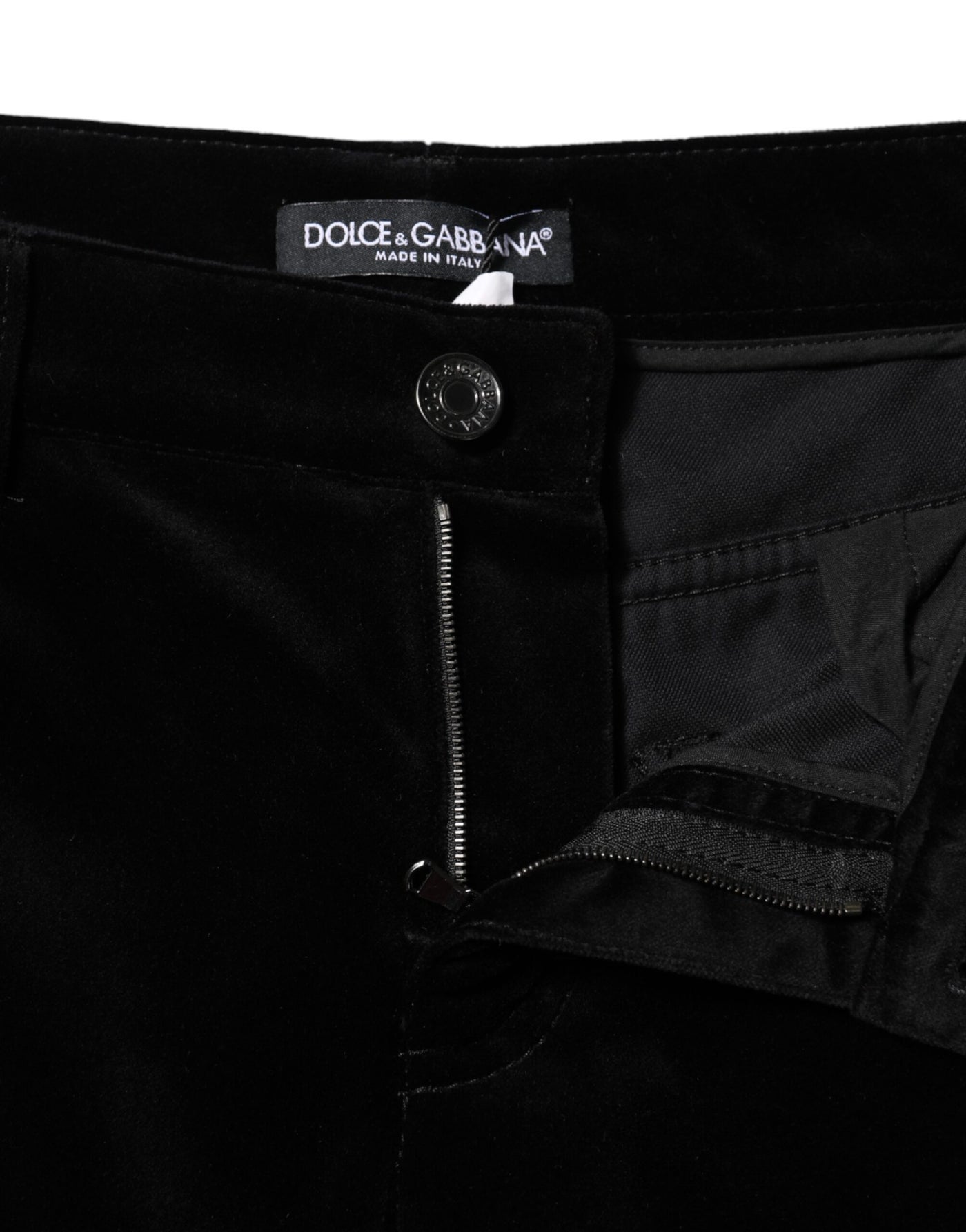 Dolce & Gabbana Schwarze Baumwoll-Skinny-Capri-Cropped-Denim-Jeans