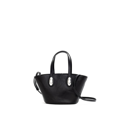 Alexander Wang Schwarze Leder-Umhängetasche