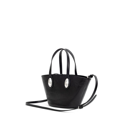 Alexander Wang Schwarze Leder-Umhängetasche
