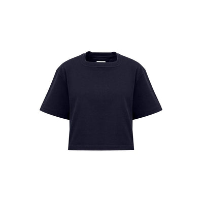 Bottega Veneta T-Shirt aus blauer Baumwolle