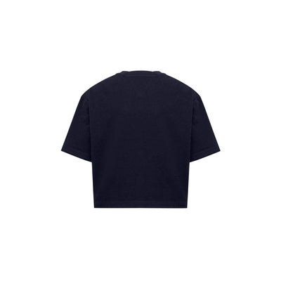 Bottega Veneta T-Shirt aus blauer Baumwolle