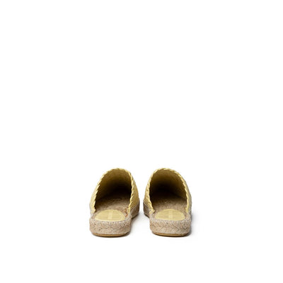 Bottega Veneta Espadrille aus gelbem Leder