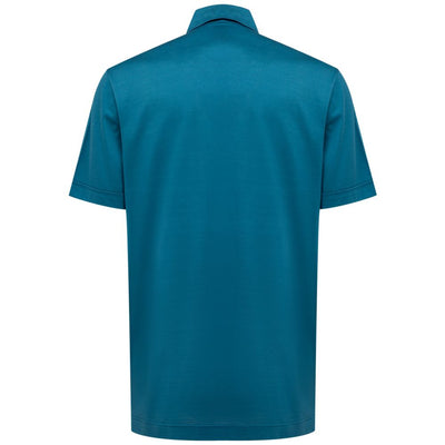Canali Blaues Baumwollhemd