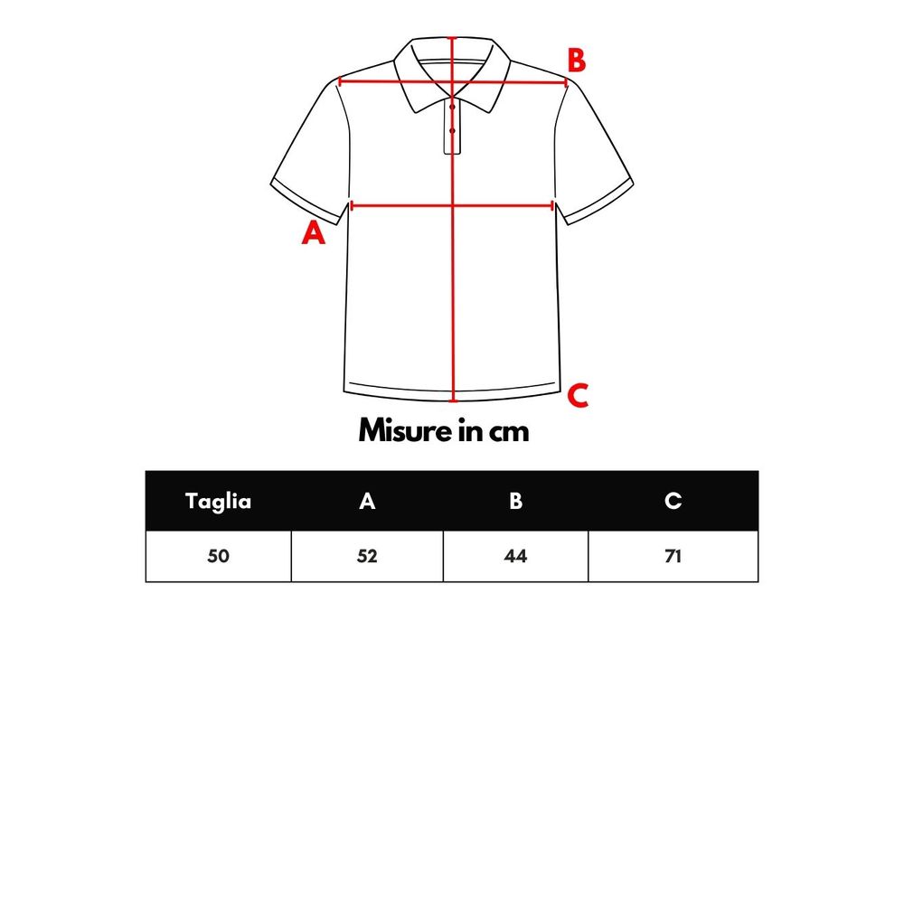 Gran Sasso Rotes Baumwoll-Poloshirt