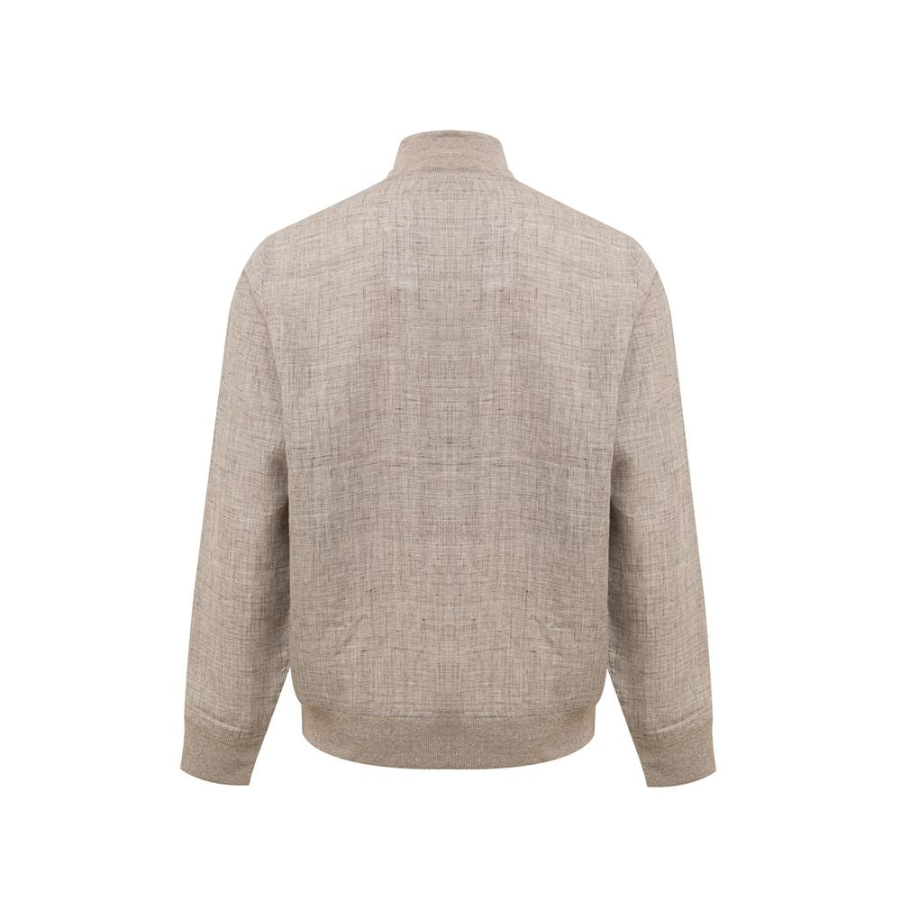 Gran Sasso Beige Leinenjacken &amp