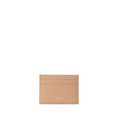 Balenciaga Beige Leder Kartenhalter