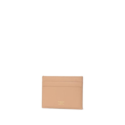 Balenciaga Beige Leder Kartenhalter