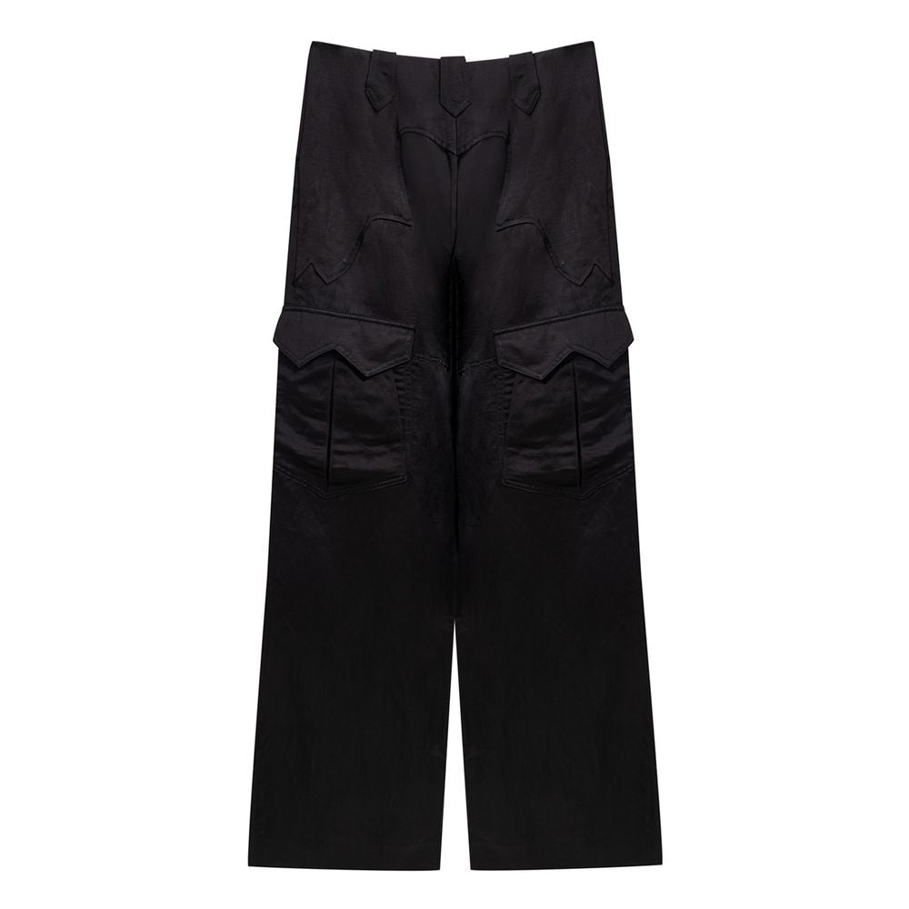 Tom Ford Schwarze Viskose Cargo-Hose