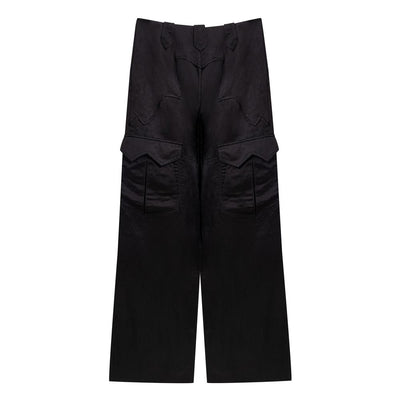 Tom Ford Schwarze Viskose Cargo-Hose
