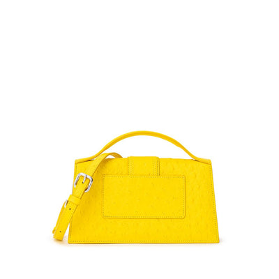 Jacquemus Gelbe Lederhandtasche