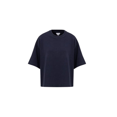 Bottega Veneta T-Shirt aus blauer Baumwolle