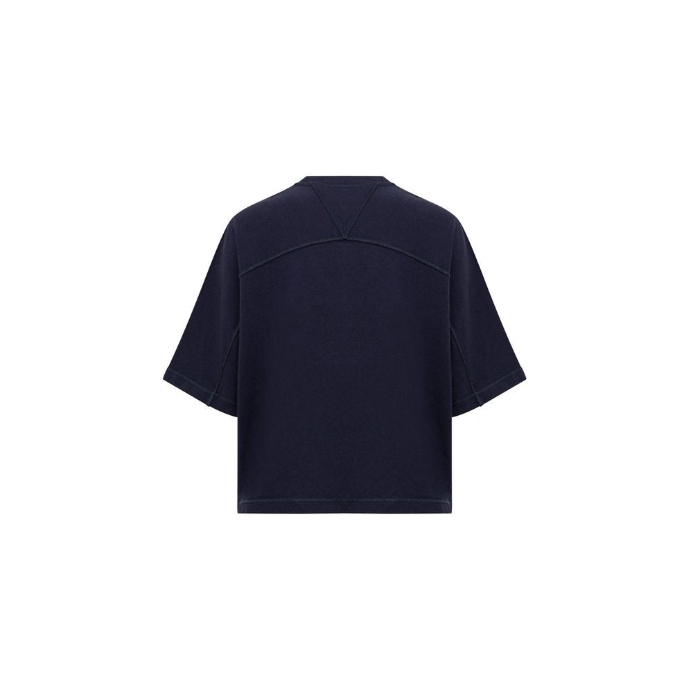 Bottega Veneta T-Shirt aus blauer Baumwolle