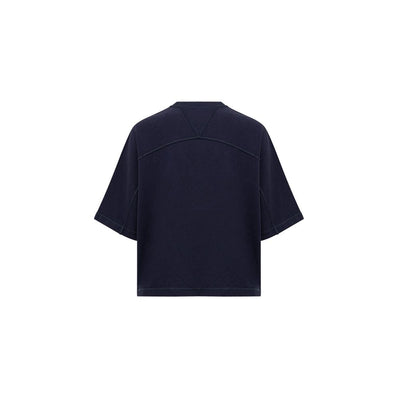 Bottega Veneta T-Shirt aus blauer Baumwolle