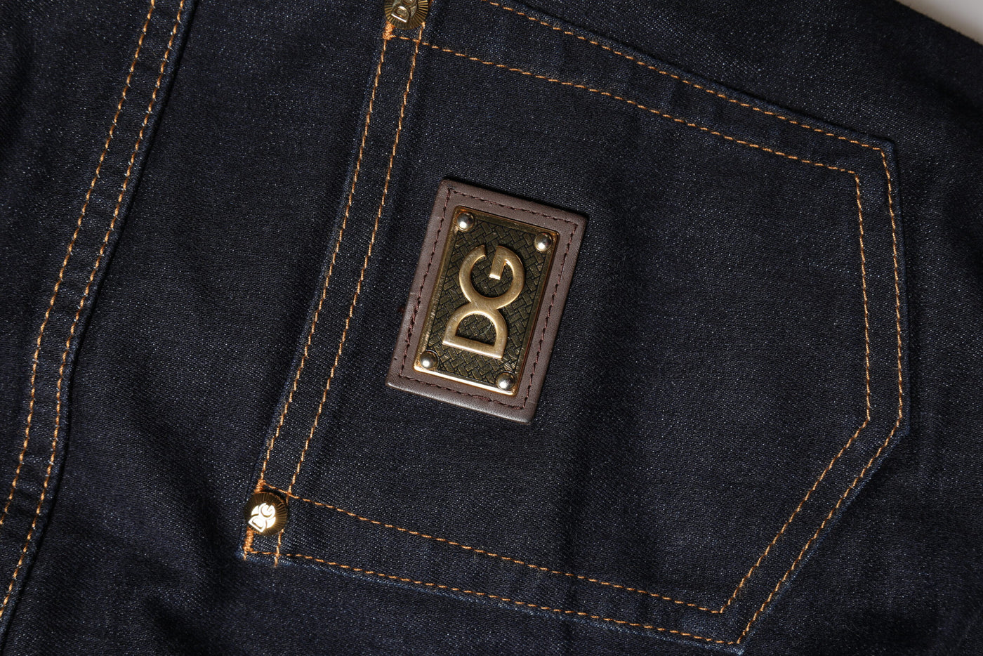Dolce & Gabbana Blaue Baumwolle PRETTY LowWaist Skinny Denim Jeans