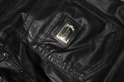 Dolce & Gabbana Schwarze GRACE High Waist Skinny Denim Jeans
