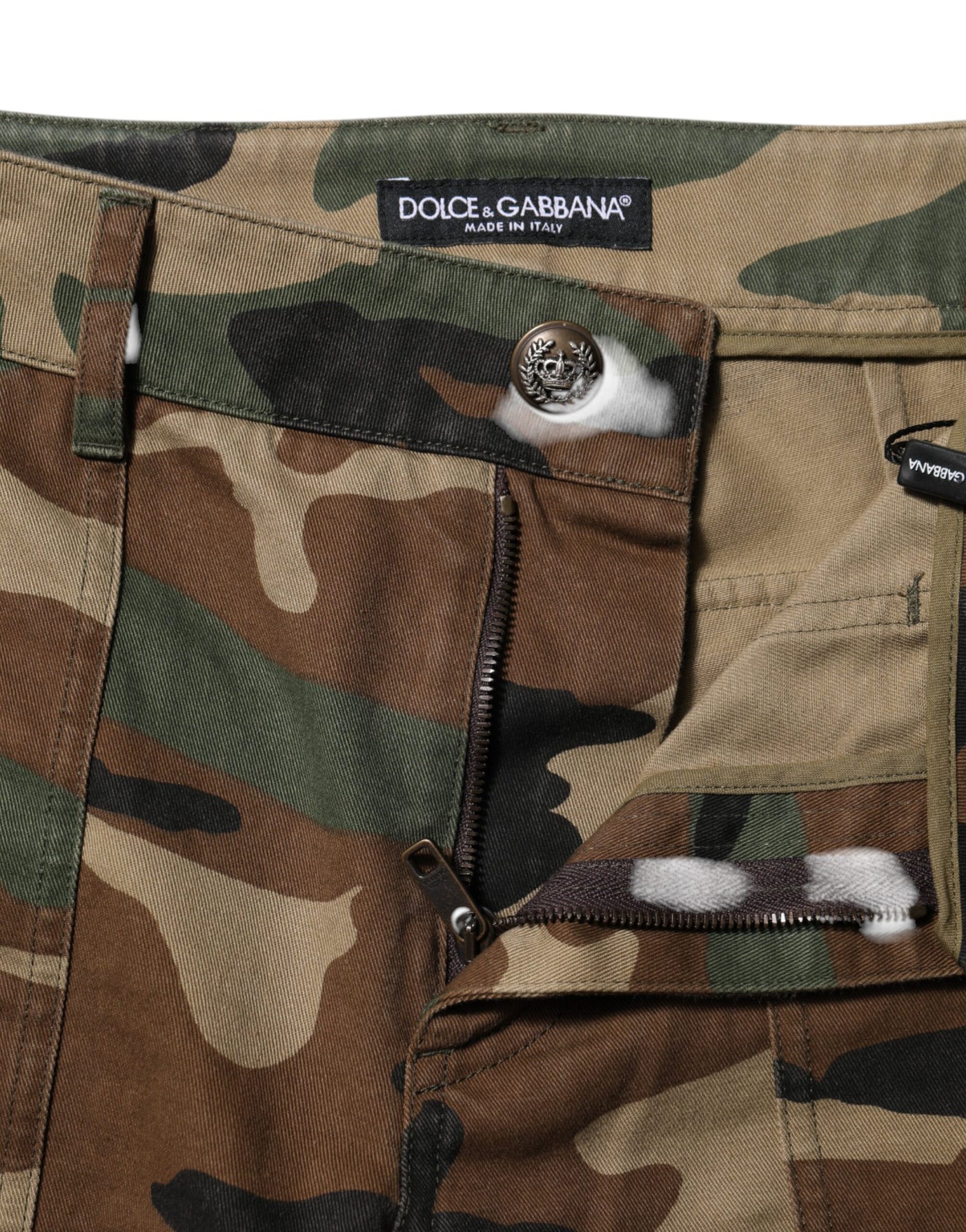 Dolce & Gabbana Mehrfarbige Camouflage Cargo-Hose