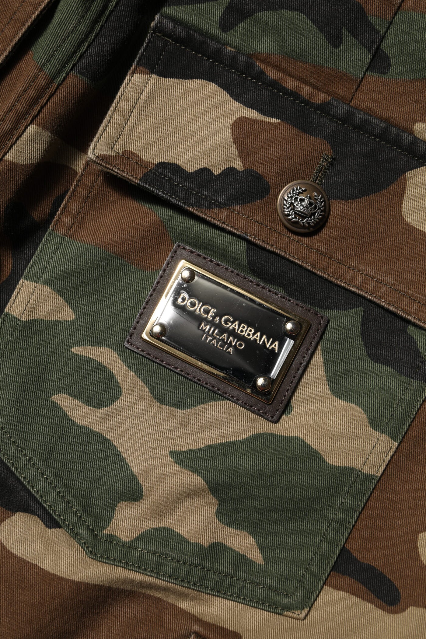 Dolce & Gabbana Mehrfarbige Camouflage Cargo-Hose