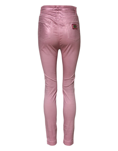 Dolce & Gabbana Rosa GRACE High Waisted Skinny Denim Jeans