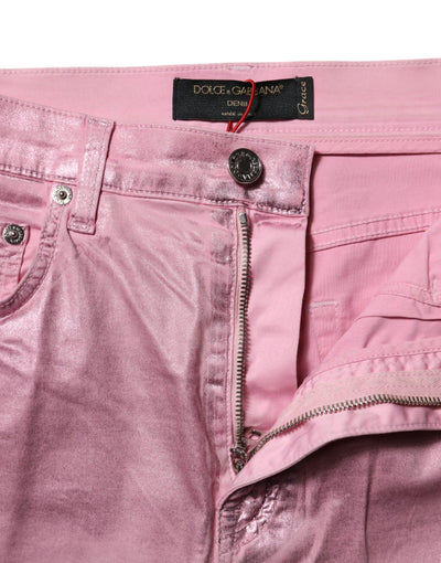 Dolce & Gabbana Rosa GRACE High Waisted Skinny Denim Jeans