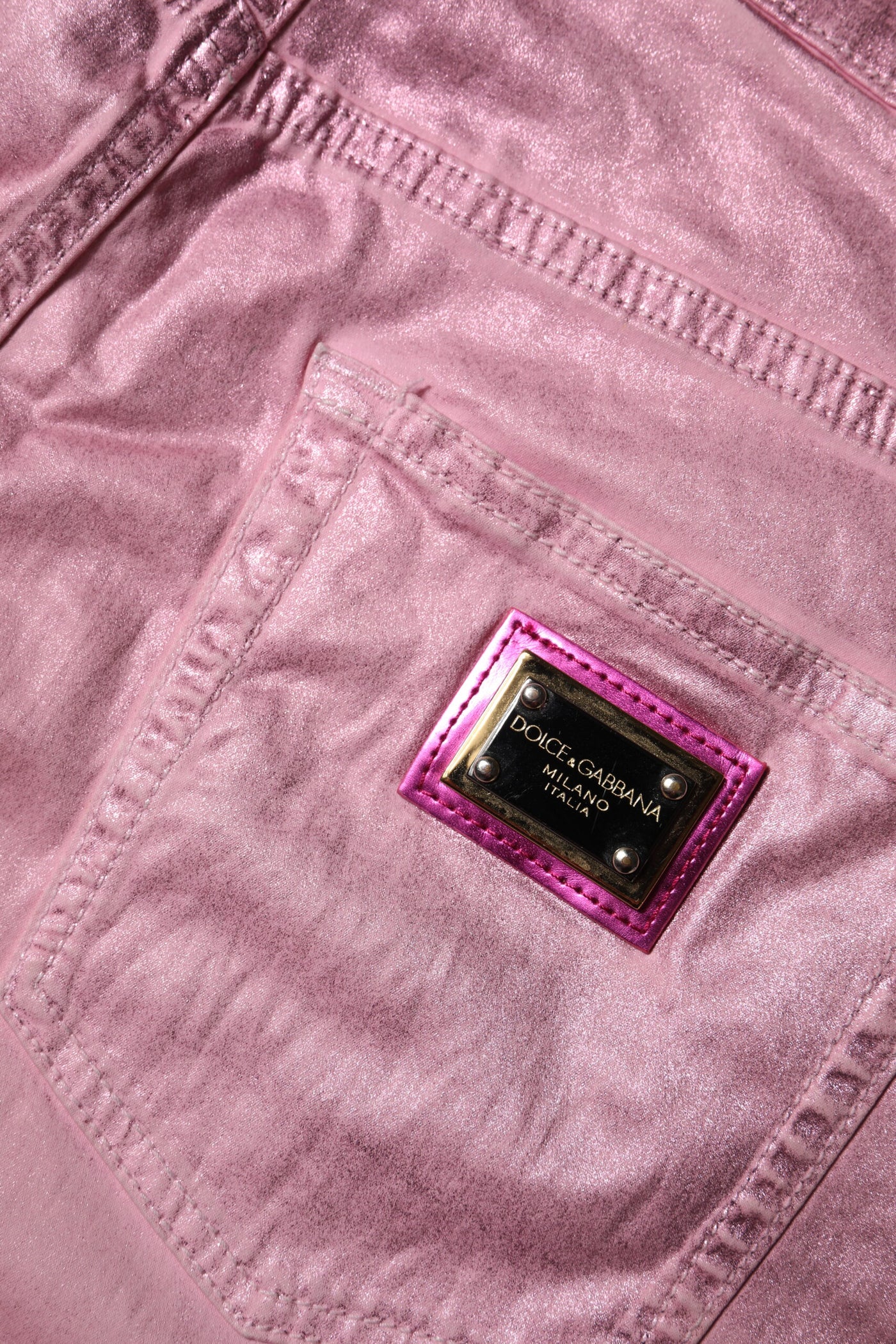 Dolce & Gabbana Rosa GRACE High Waisted Skinny Denim Jeans