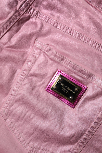 Dolce & Gabbana Rosa GRACE High Waisted Skinny Denim Jeans