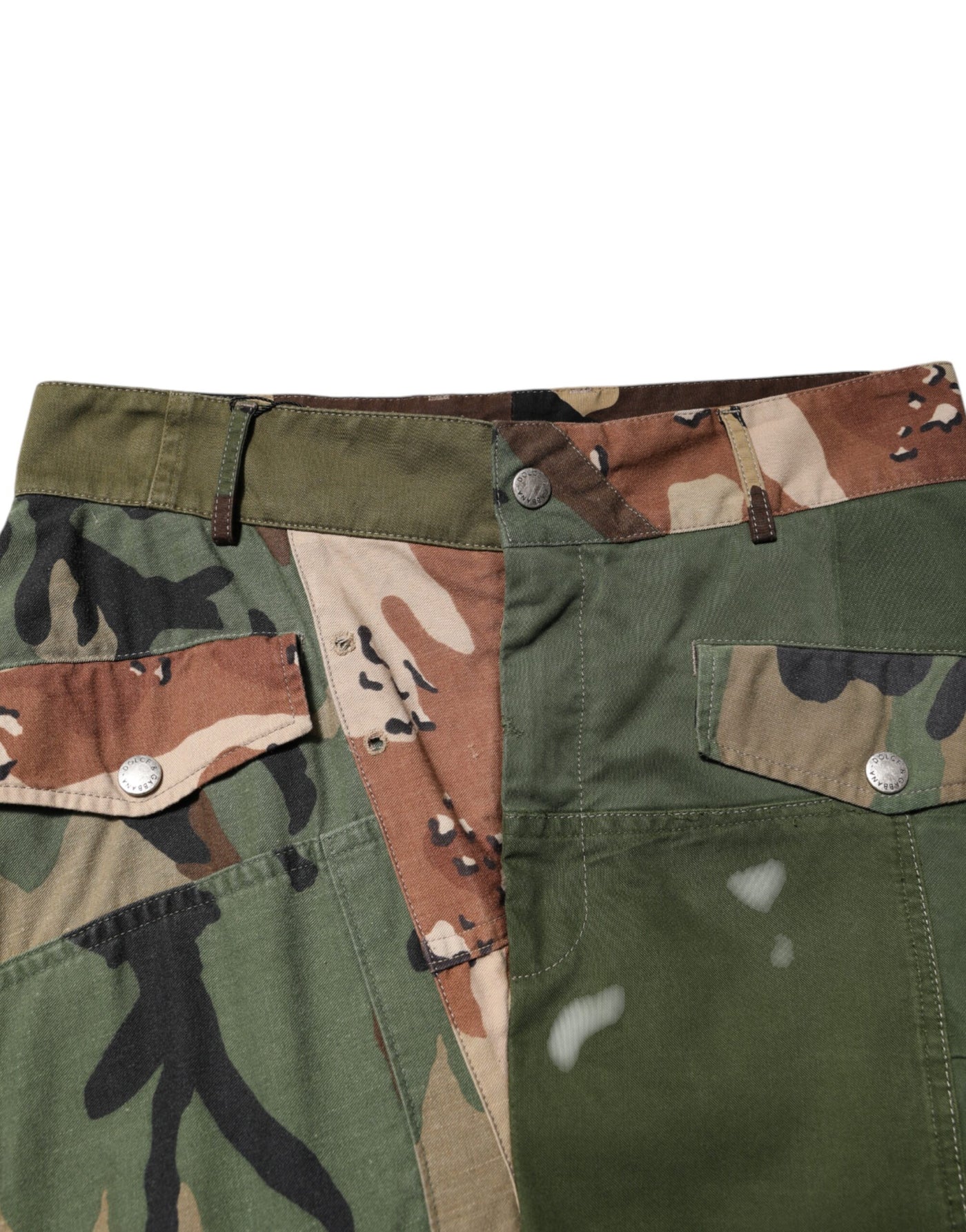 Dolce & Gabbana Mehrfarbige Camouflage Cargo-Hose