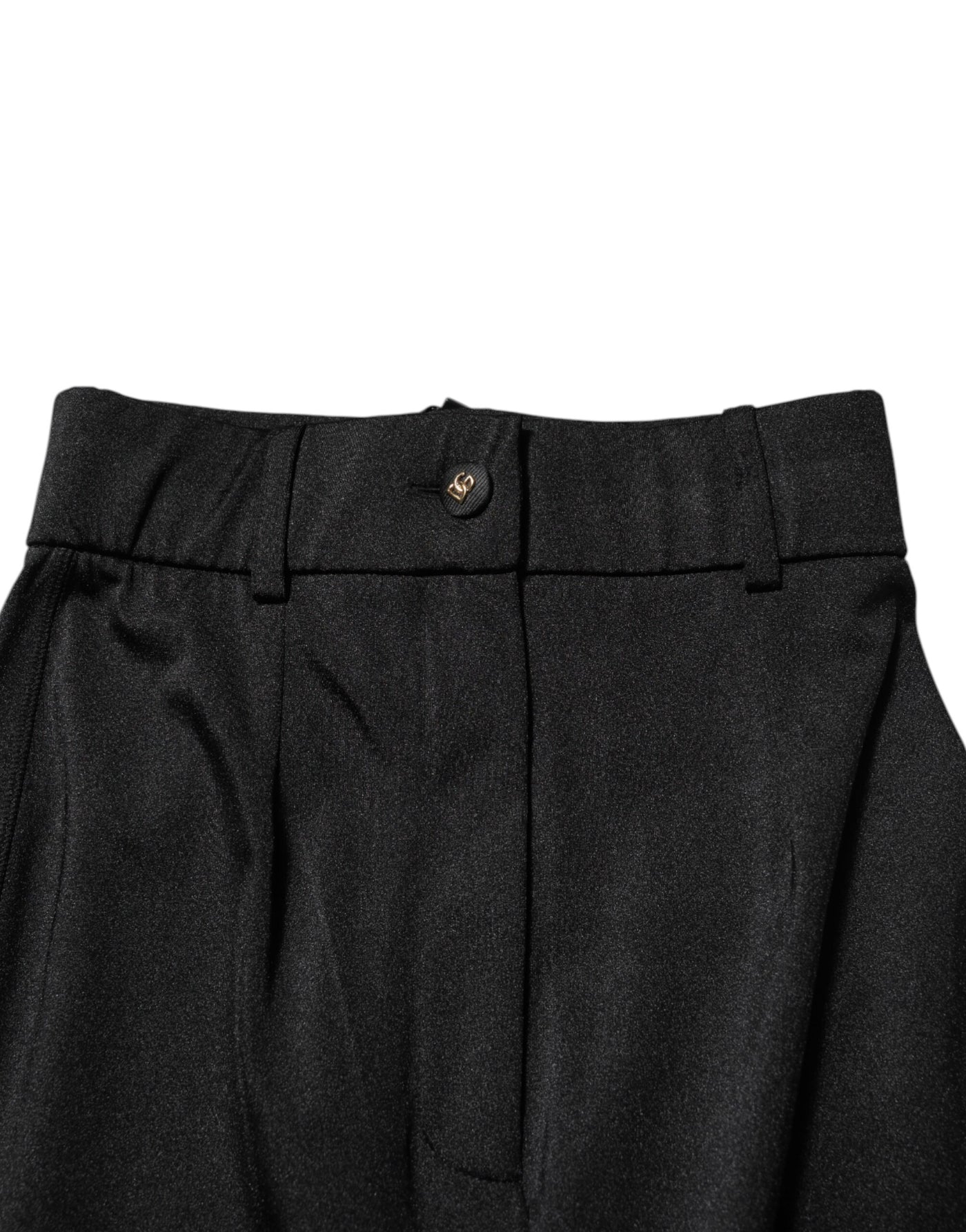 Dolce & Gabbana Schwarze hoch taillierte Skinny Leggings-Hose