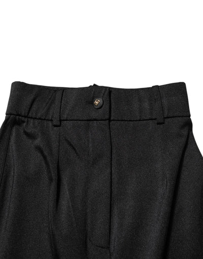 Dolce & Gabbana Schwarze hoch taillierte Skinny Leggings-Hose