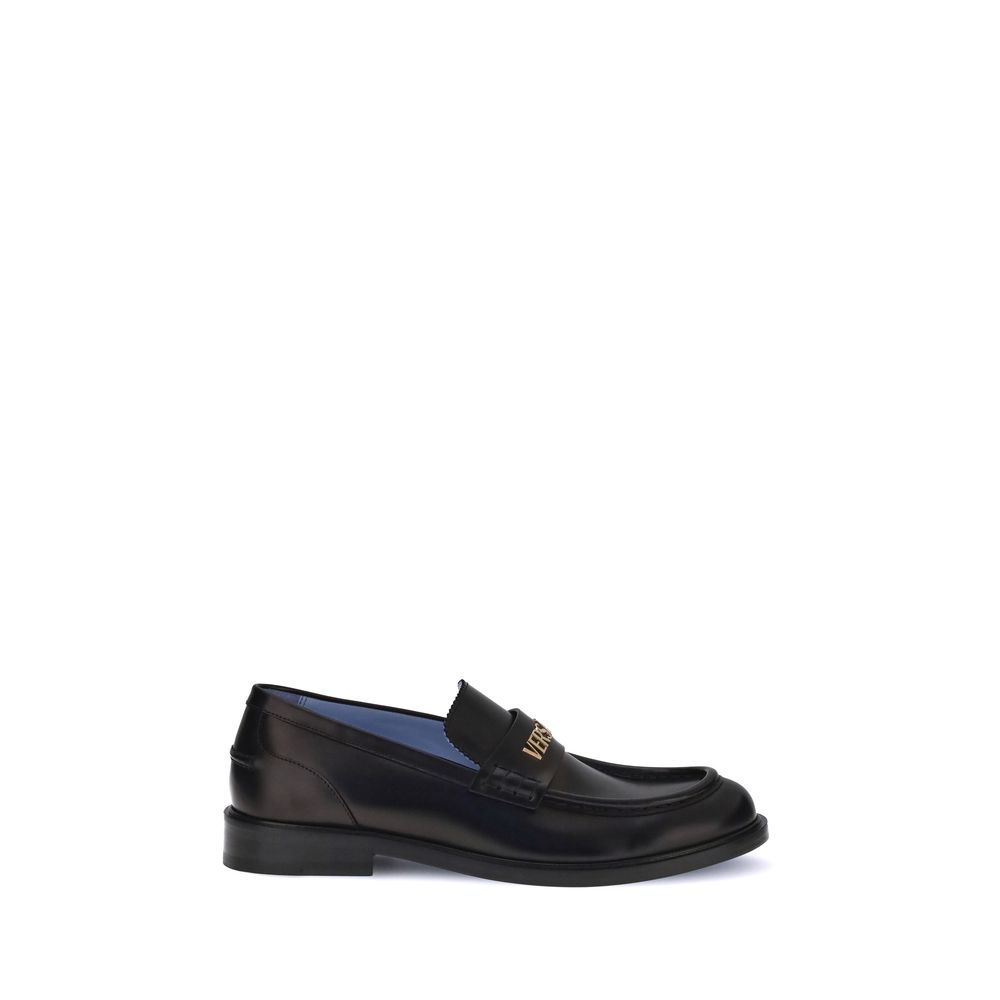 Versace Leder-Halbschuhe