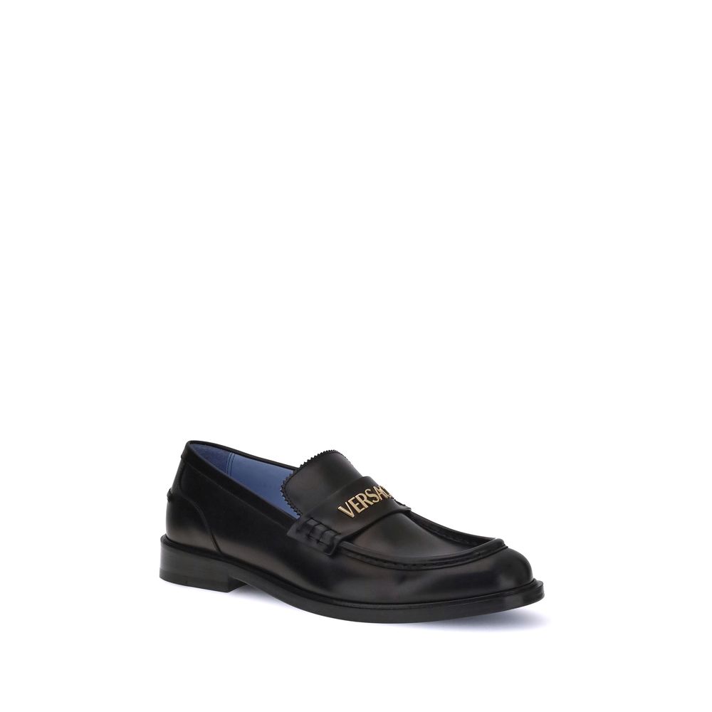 Versace Leder-Halbschuhe