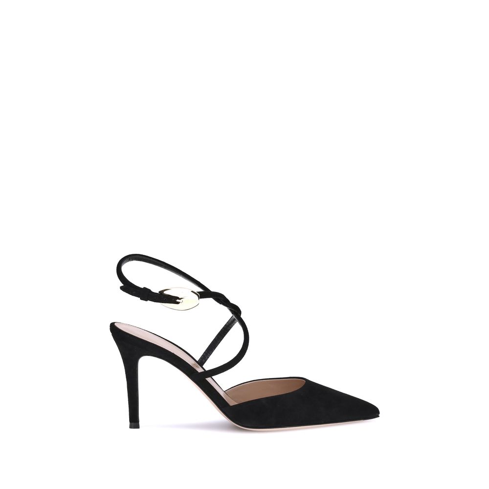 Gianvito Rossi Wildleder Pums