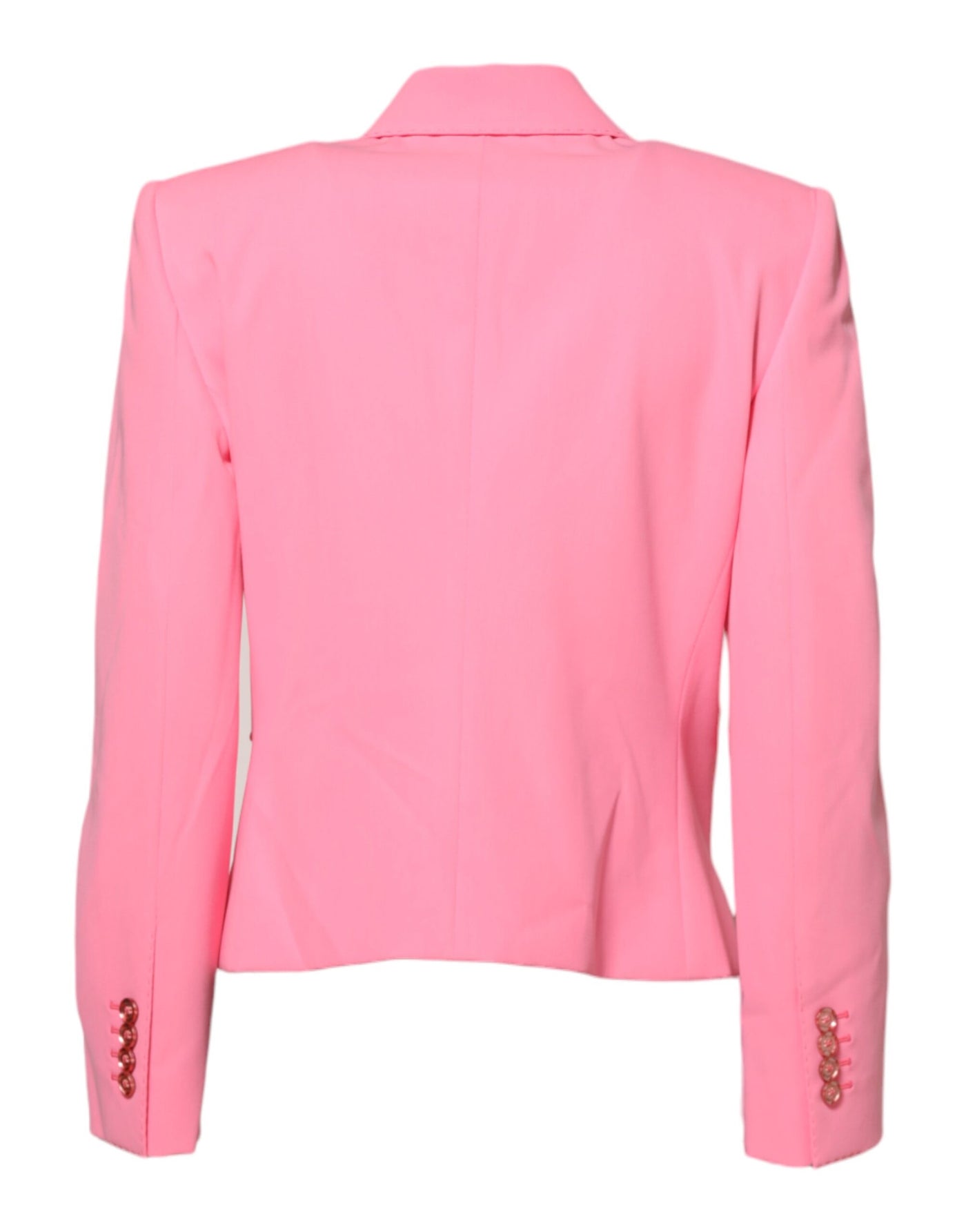 Dolce & Gabbana Rosa Zweireiher Frauen Mantel Jacke