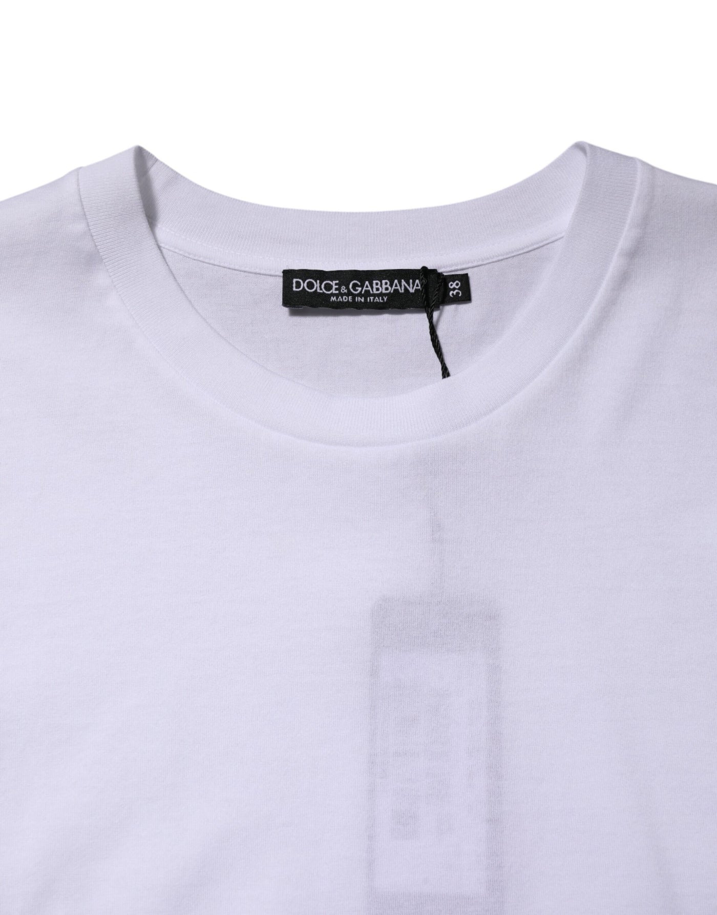 Dolce & Gabbana Weißes ärmelloses Baumwoll-Tank-T-Shirt für Frauen
