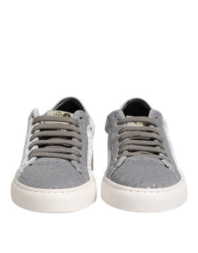 HIDE & JACK Graue Wildleder Schnürschuhe Schuhe